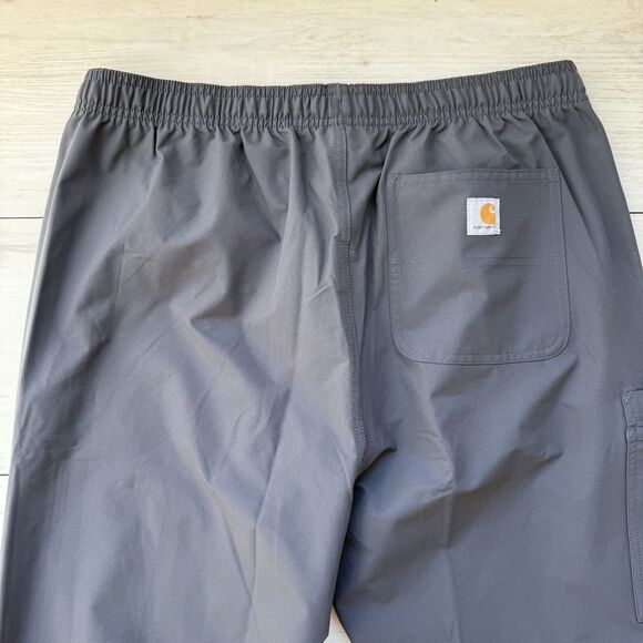 Carhartt Men’s Medium Liberty Force Athletic Cargo Scrub Pants Grey Drawstring - Picture 7 of 9